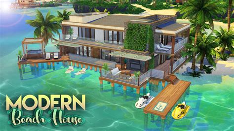 sims 4 beach house|sims 4 luxury beach houses.